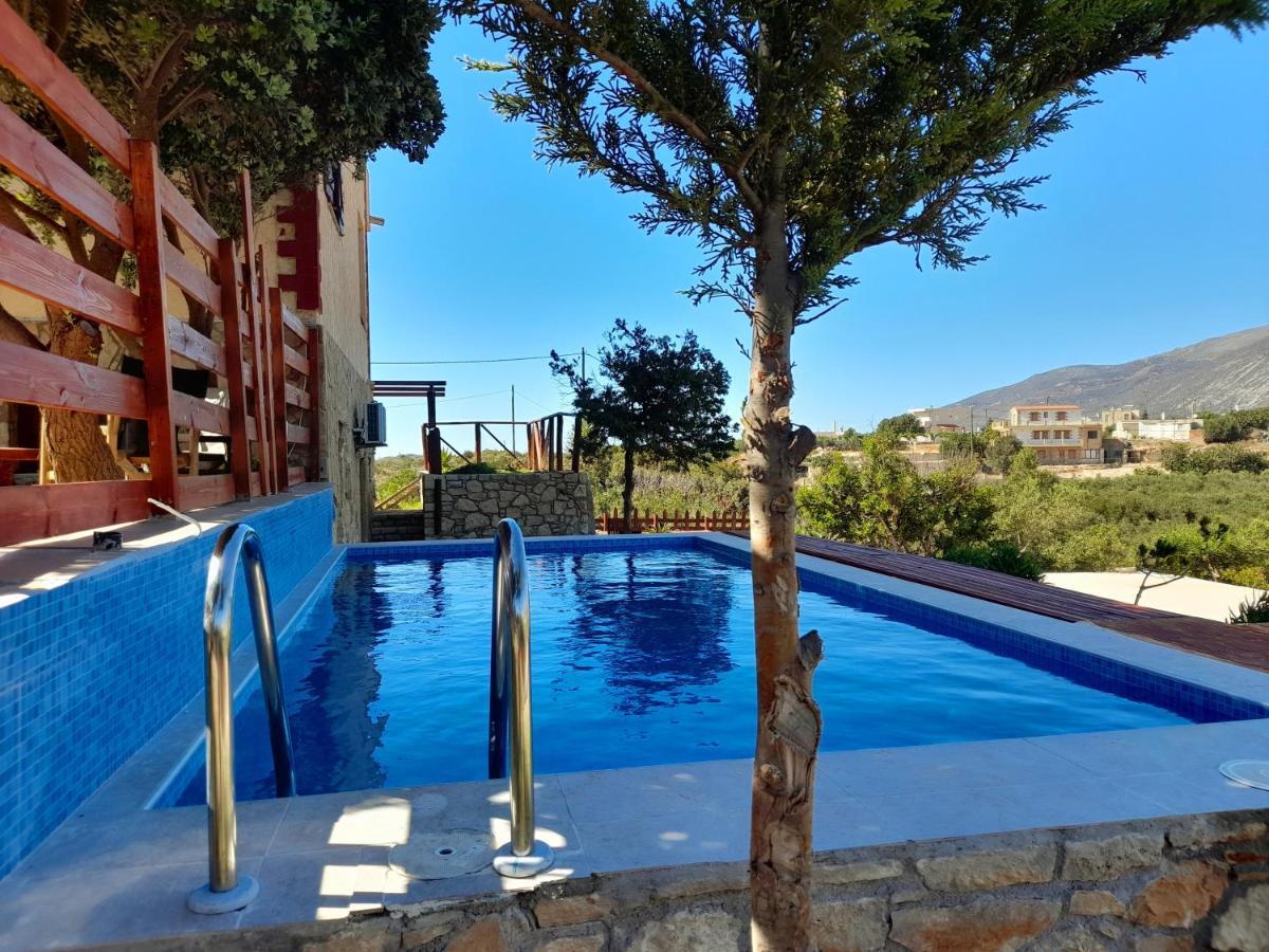 Villa Evenos Of 3 Bedrooms - Irida Country House Of 2 Bedrooms With Private Pools Elafonisi Buitenkant foto
